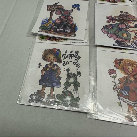 Vignette Impressions Lot of 20 Iron-On Dye Button Boy 3-515 and Angel - Picture 11 of 13